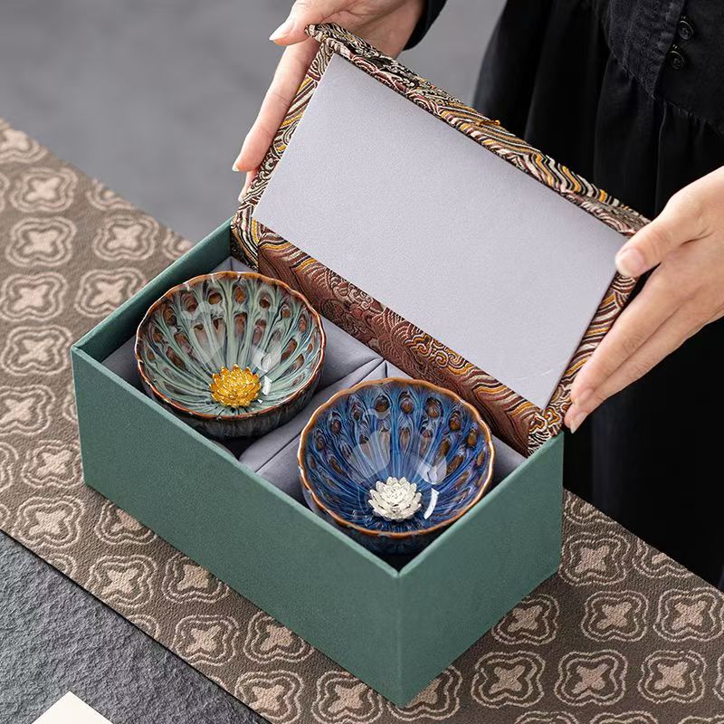 Kiln-changed Lotus Cup
