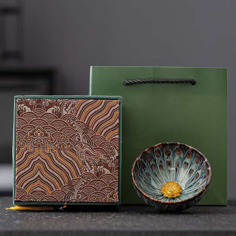 Kiln-changed Lotus Cup