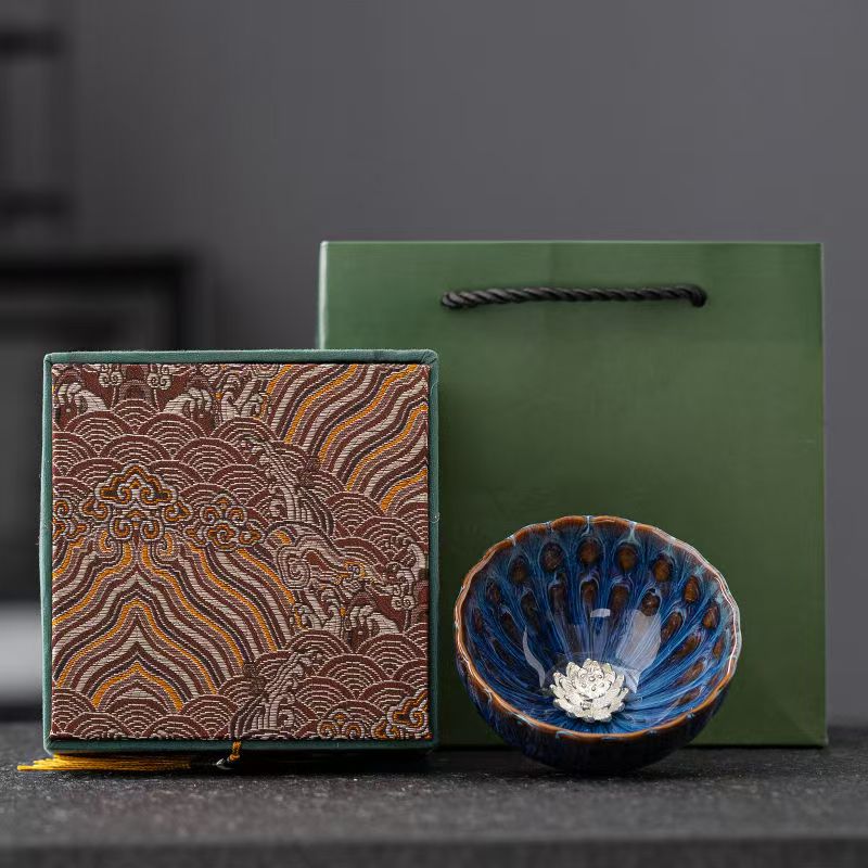 Kiln-changed Lotus Cup