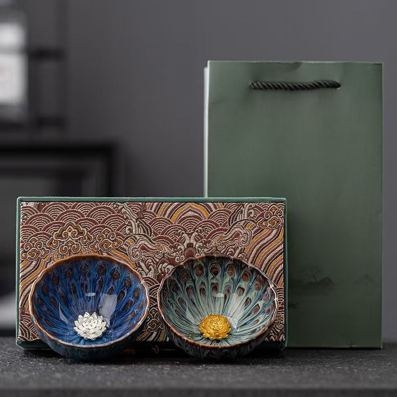 Kiln-changed Lotus Cup