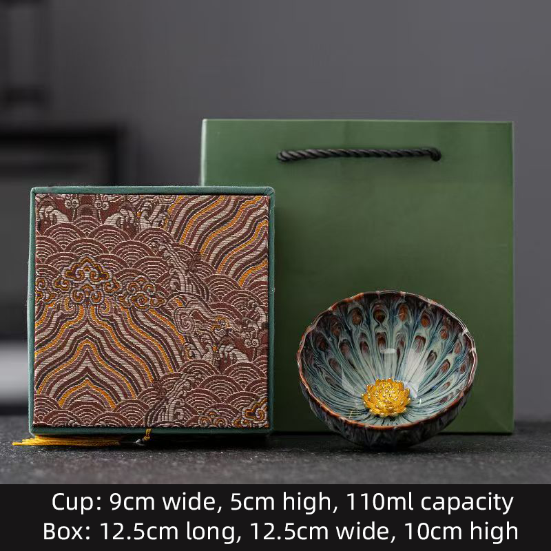 Kiln-changed Lotus Cup