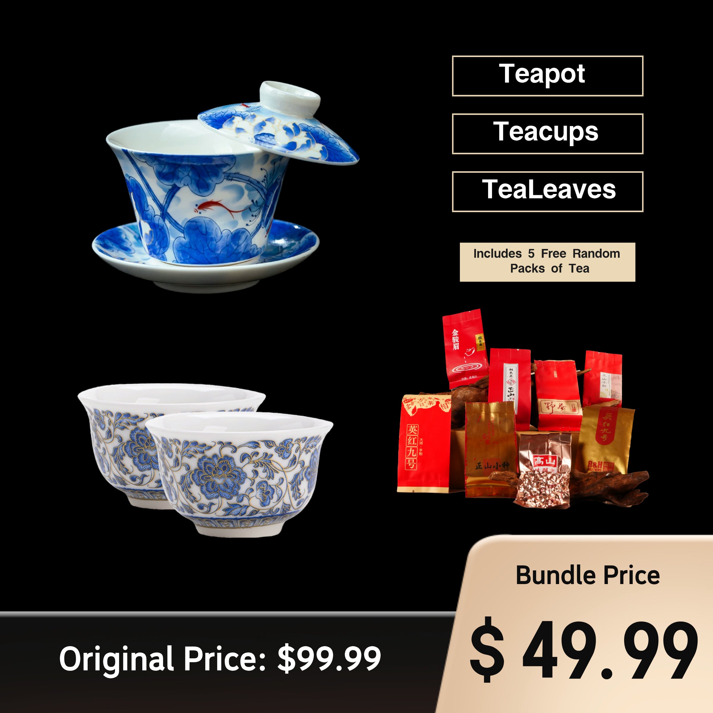 Elegant Blue and White Porcelain Tea Cup – Jingdezhen Handmade Chanzhi Lotus Gongfu Tasting Cup (Single Cup)