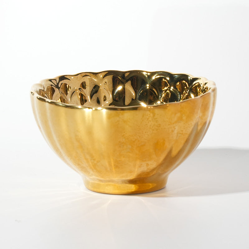 Golden Glow Iridescent Sculpted Tea Masterpiece