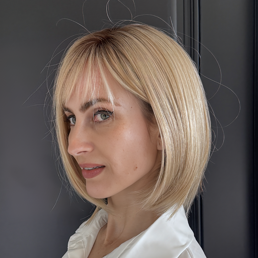 Theodora - Wigyy Ash Blonde Straight Layered Wigs
