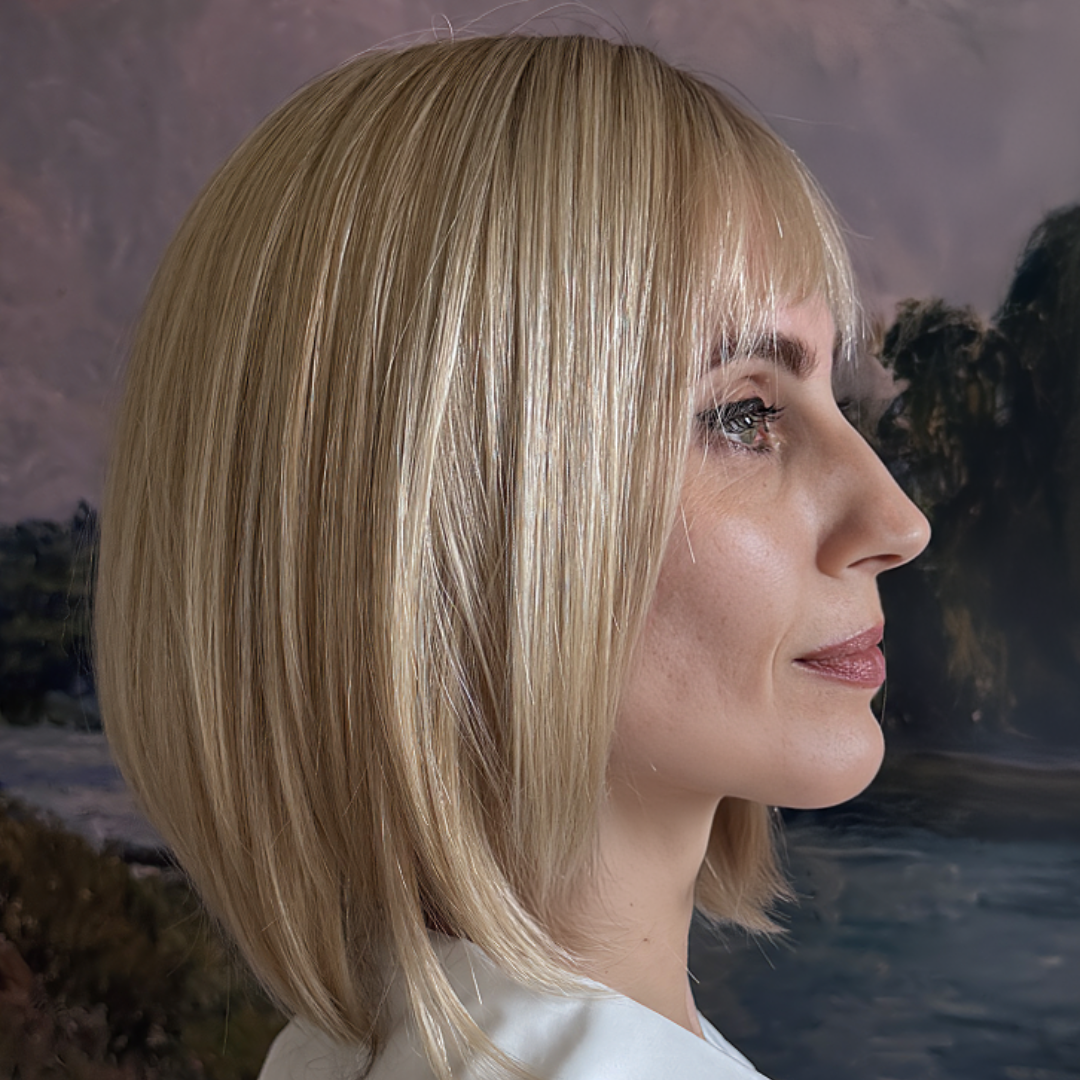 Theodora - Wigyy Ash Blonde Straight Layered Wigs