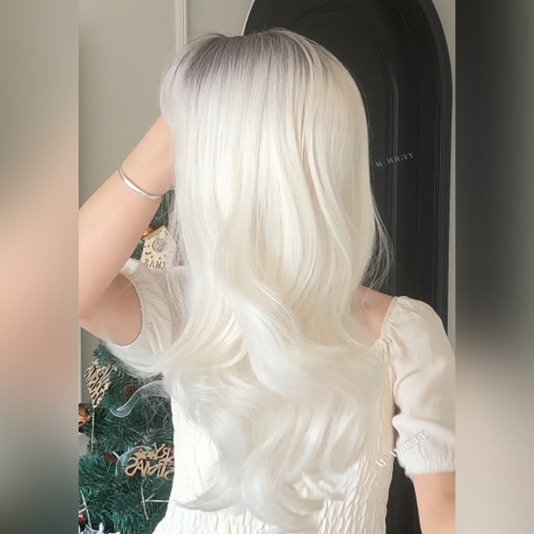 Imogen - Wigyy Blonde Curl Daily Use Wig with Bang
