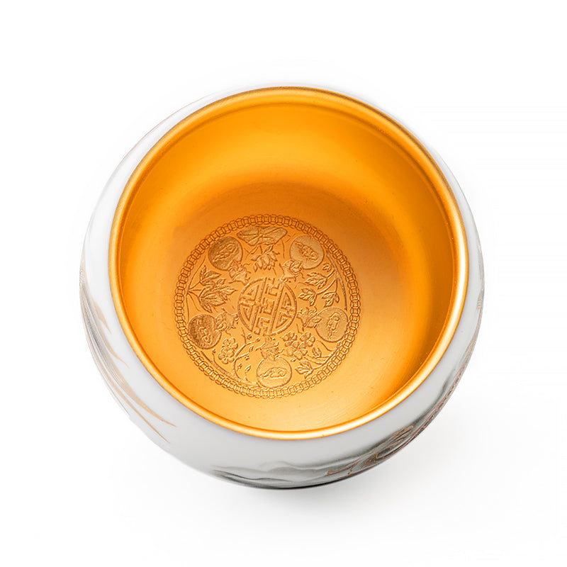 Celestial Chorus: Dragon & Phoenix in Gold