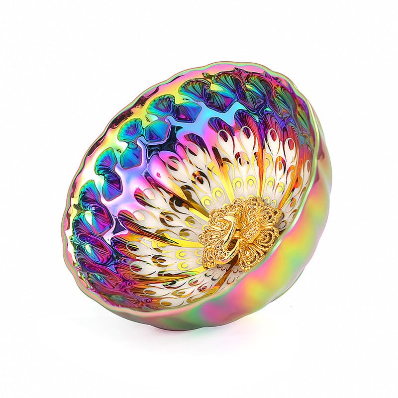 Golden Glow Iridescent Sculpted Tea Masterpiece