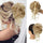 Messy Bun Hair Piece Wavy Curly Chignon Ponytail Hairpiece for Daily Wear